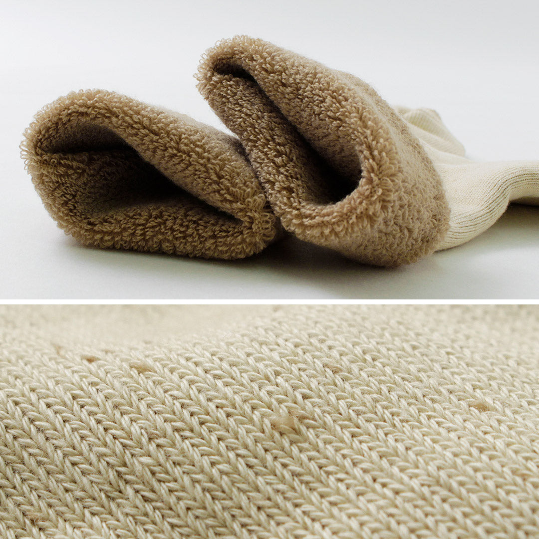 ROTOTO(ロトト) ダブルフェイス コージー スリーピングソックス エクストラファインメリノ