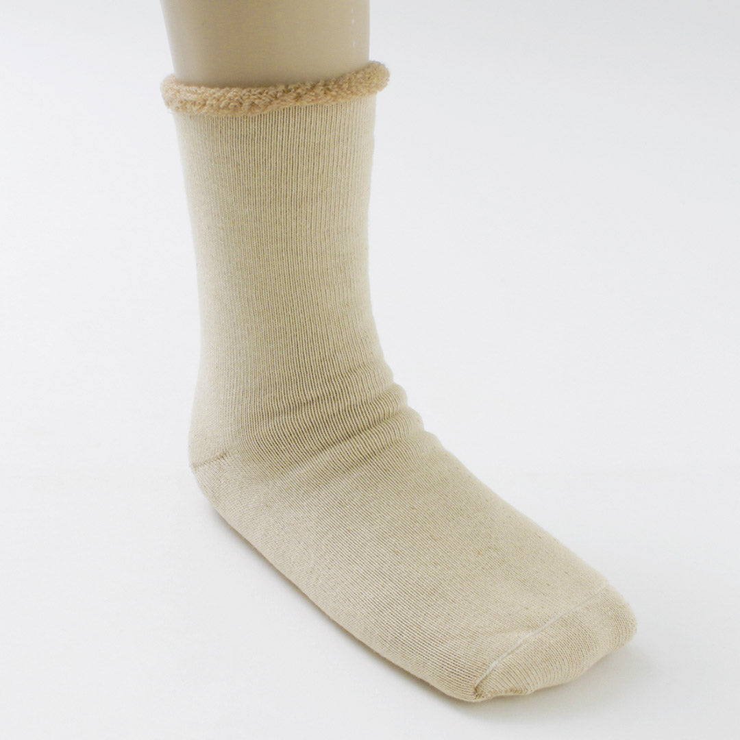 ROTOTO(ロトト) ダブルフェイス コージー スリーピングソックス エクストラファインメリノ