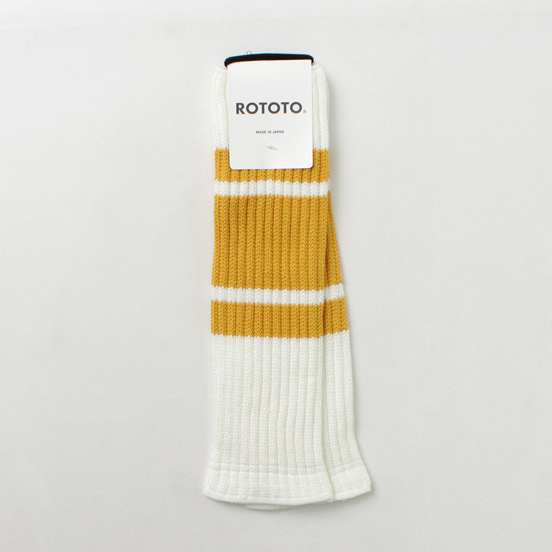 ROTOTO(ロトト) R5098 コーズリブ オールドスクール レッグウォーマー