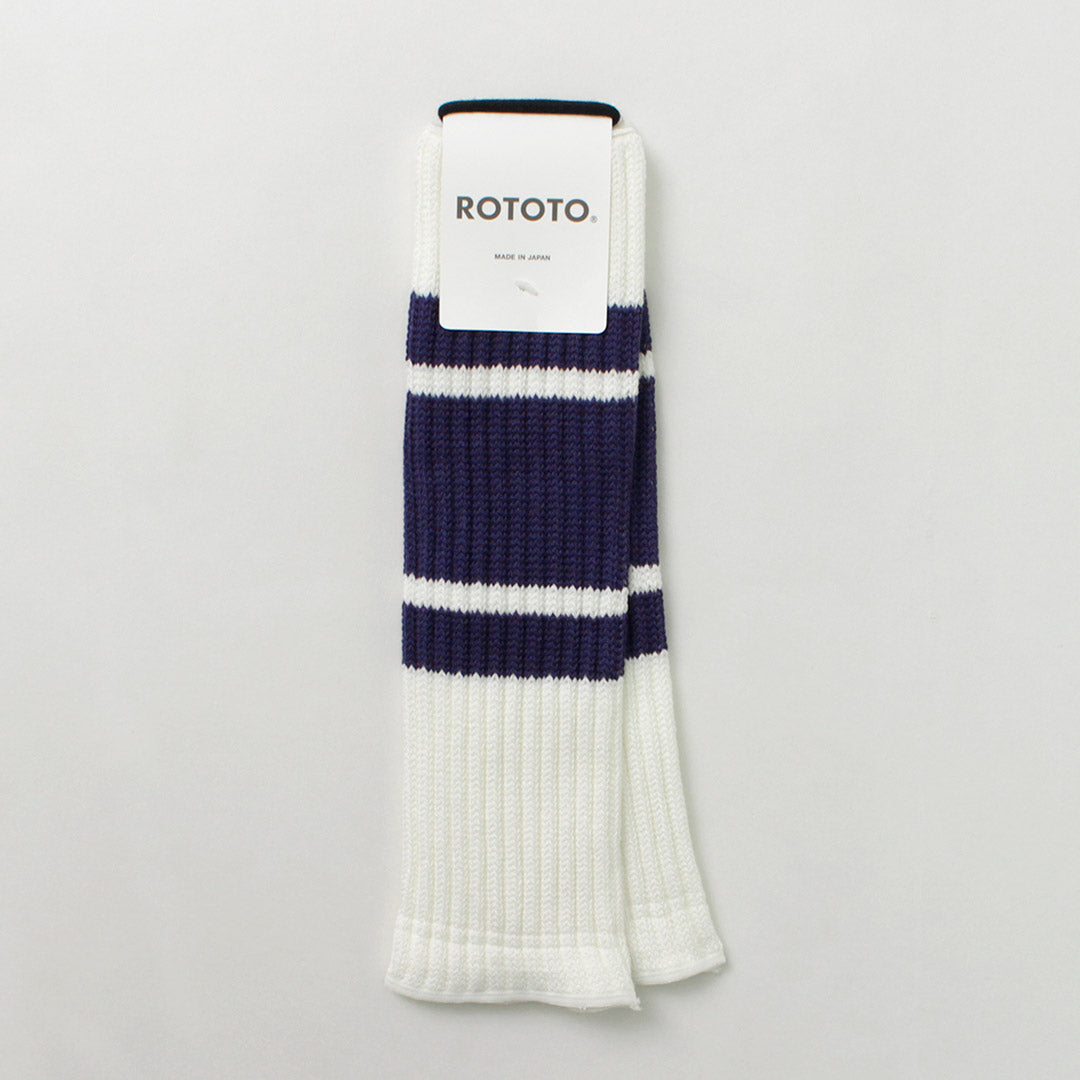 ROTOTO(ロトト) R5098 コーズリブ オールドスクール レッグウォーマー