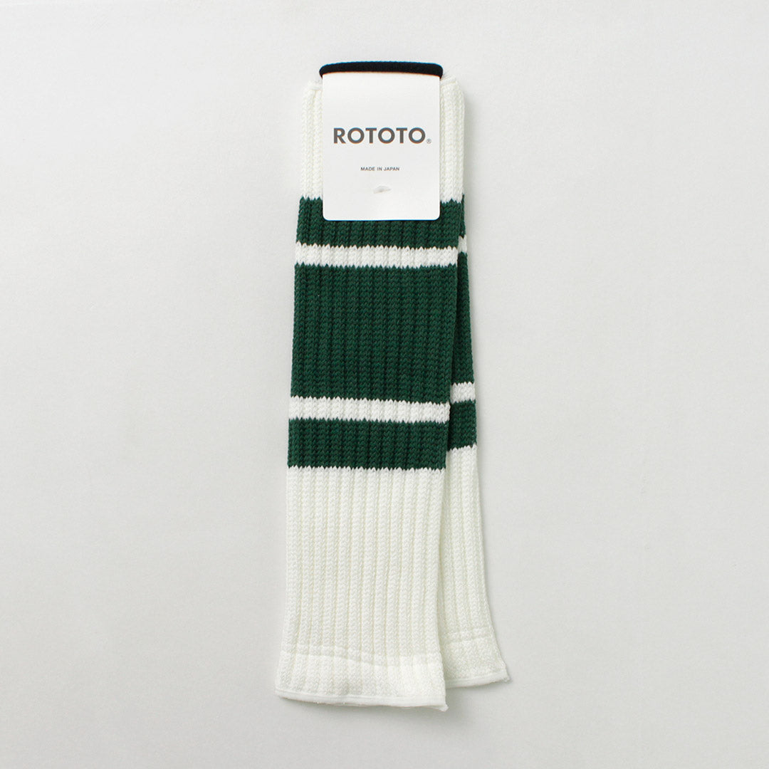 ROTOTO(ロトト) R5098 コーズリブ オールドスクール レッグウォーマー