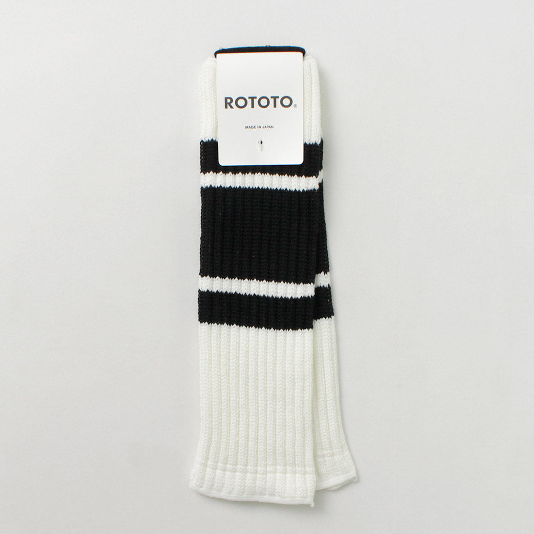 ROTOTO(ロトト) R5098 コーズリブ オールドスクール レッグウォーマー