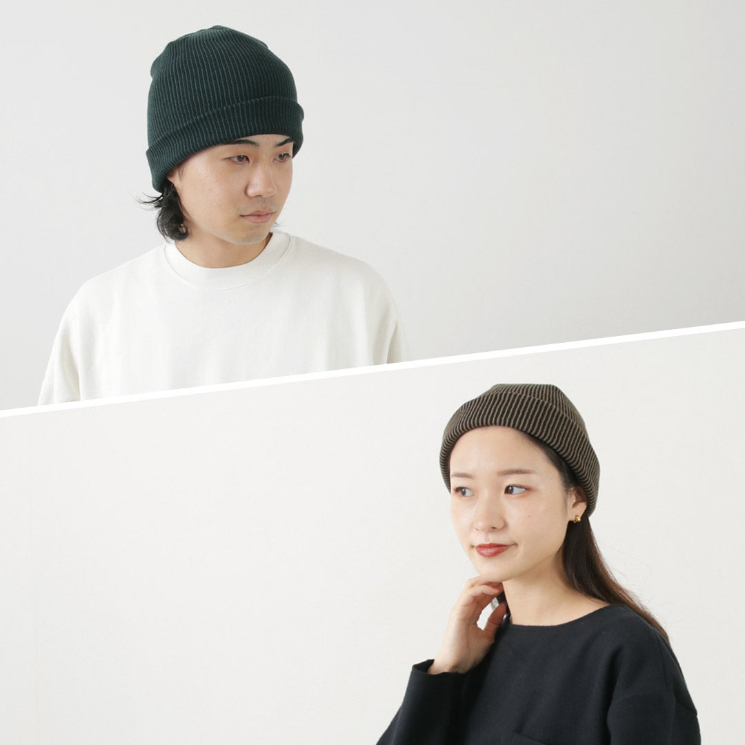 ROTOTO(ロトト) スーパーソフト 2WAY ビーニー ストライプ