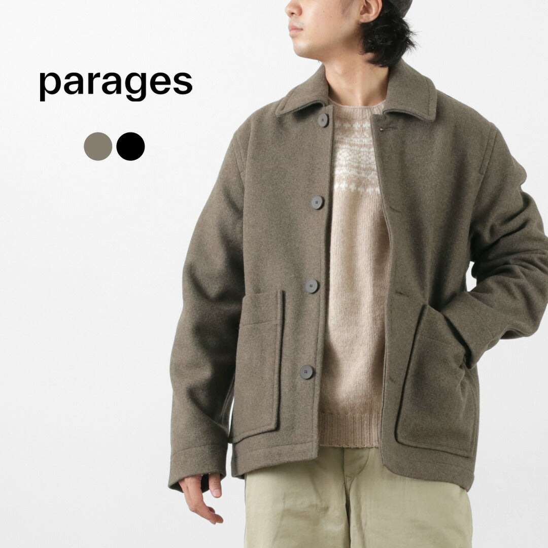【30%OFF】PARAGES(パハージ) オーブラック ウールジャケット