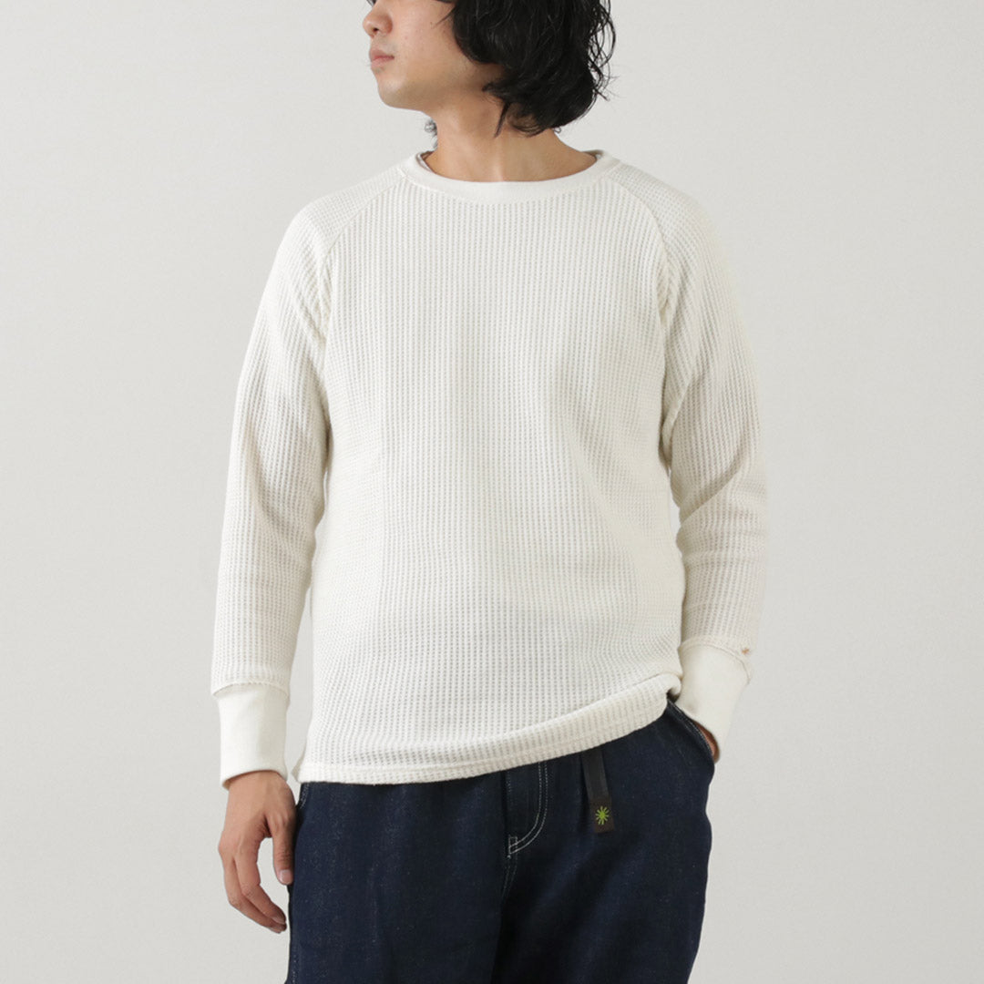 GOHEMP(ゴーヘンプ) 別注 ヘンプワッフル BASIC ラグランクルー