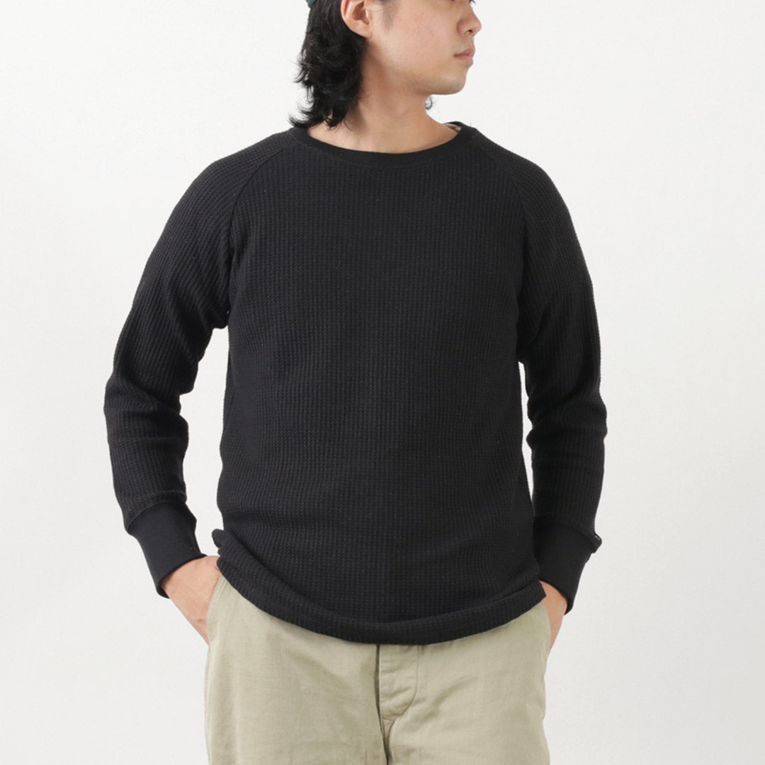 GOHEMP(ゴーヘンプ) 別注 ヘンプワッフル BASIC ラグランクルー