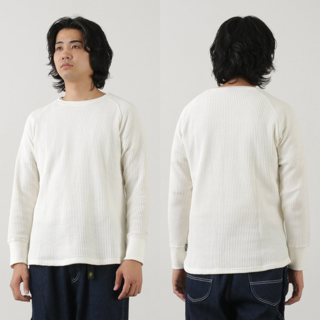 GOHEMP(ゴーヘンプ) 別注 ヘンプワッフル BASIC ラグランクルー