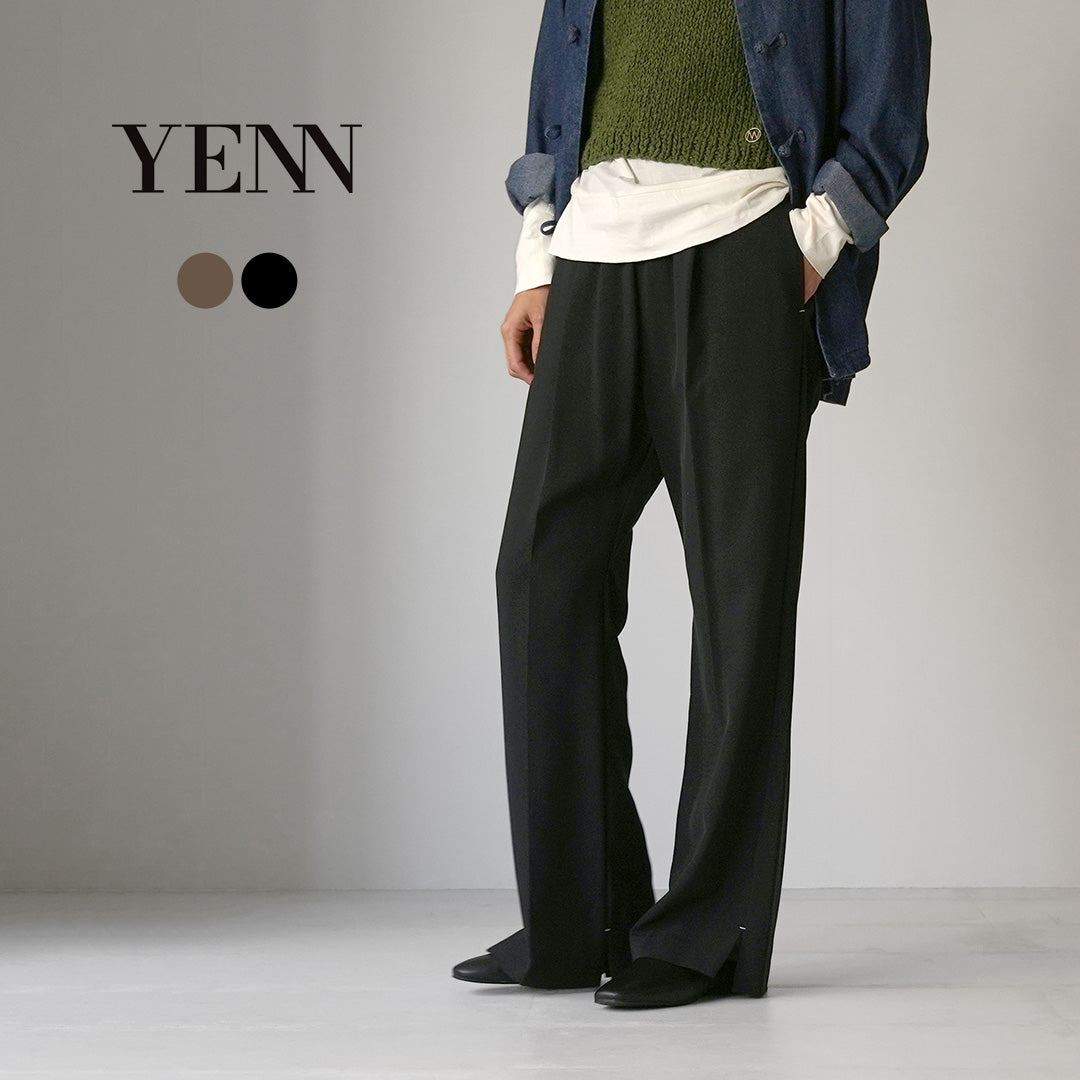 YENN(イェン) サイド スリット スラックス