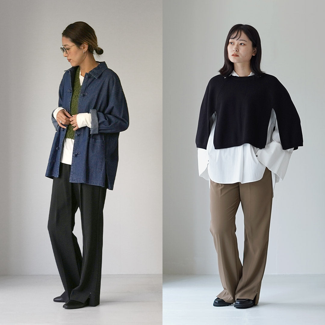 YENN(イェン) サイド スリット スラックス