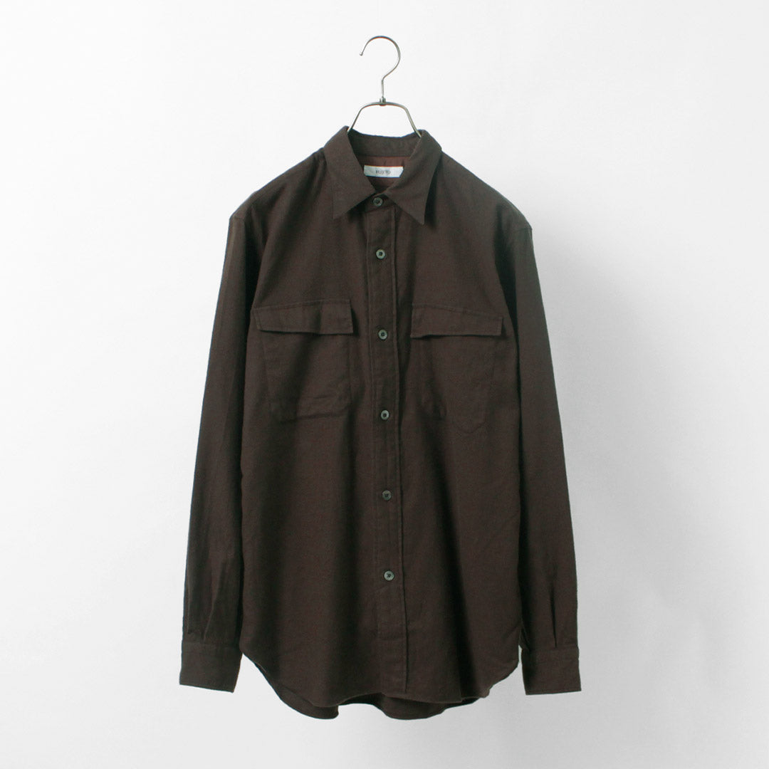 【50%OFF】FUJITO(フジト) ハイクシャツ