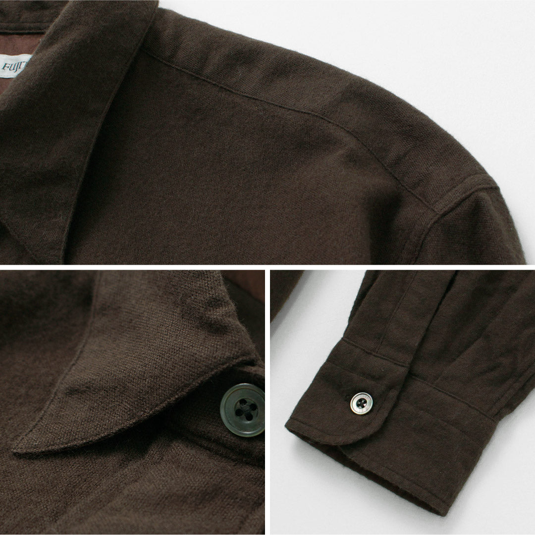 【50%OFF】FUJITO(フジト) ハイクシャツ