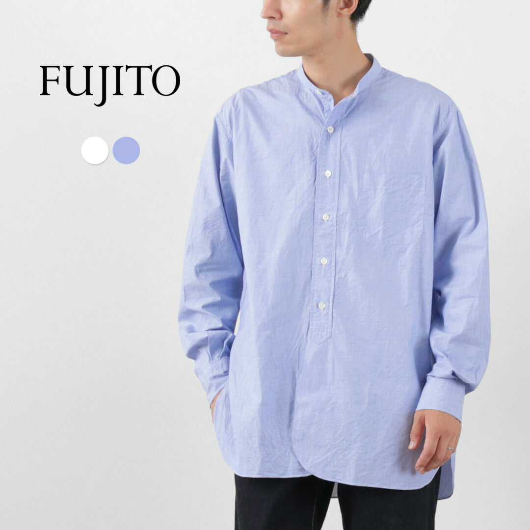 【50%OFF】FUJITO(フジト) オフィサーシャツ