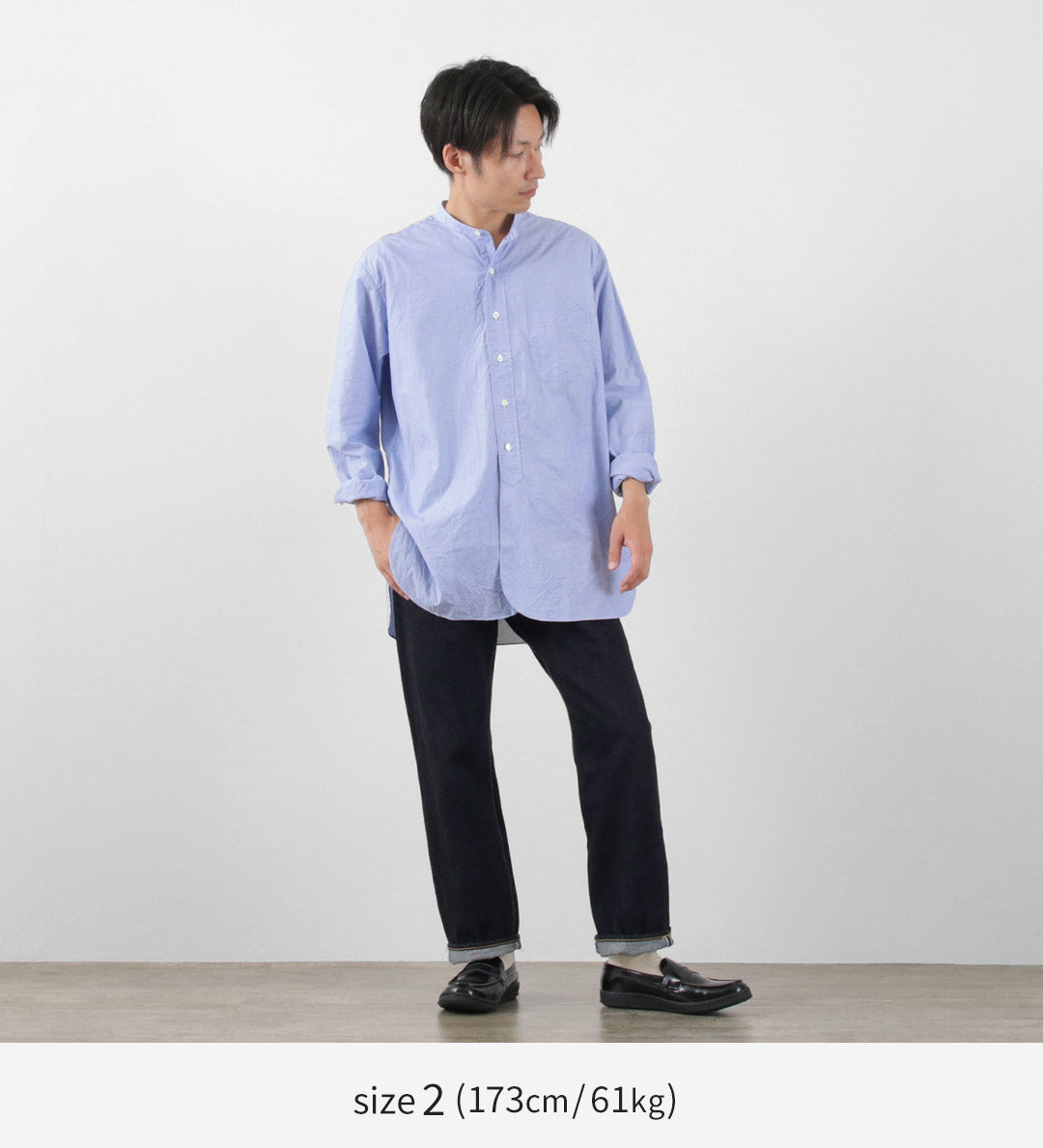 【50%OFF】FUJITO(フジト) オフィサーシャツ