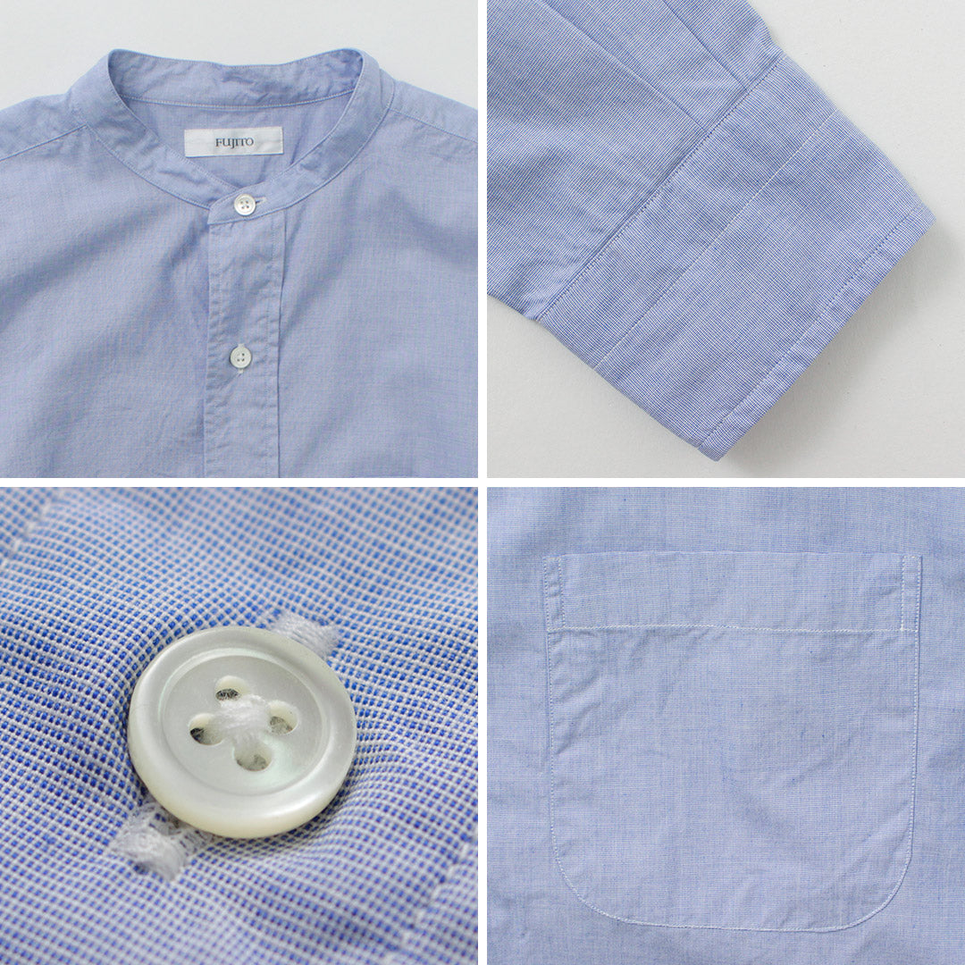 【50%OFF】FUJITO(フジト) オフィサーシャツ