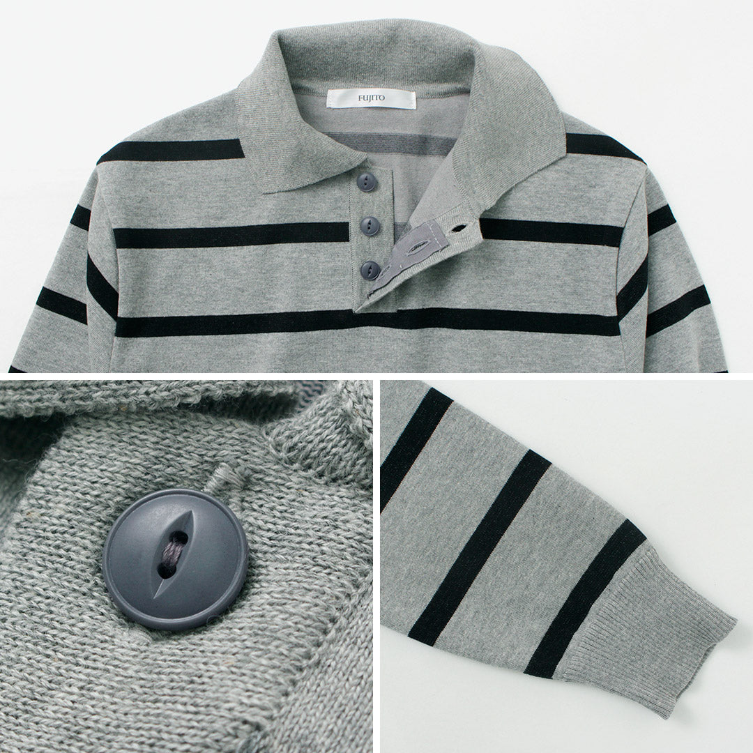 【30%OFF】FUJITO(フジト) ラガーシャツ デイビッド