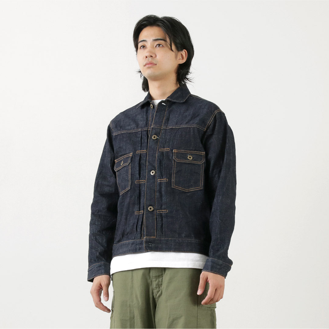 JAPAN BLUE JEANS(ジャパンブルージーンズ) 別注 モンスターデニム 2ndジャケット セルヴィッチ 16oz