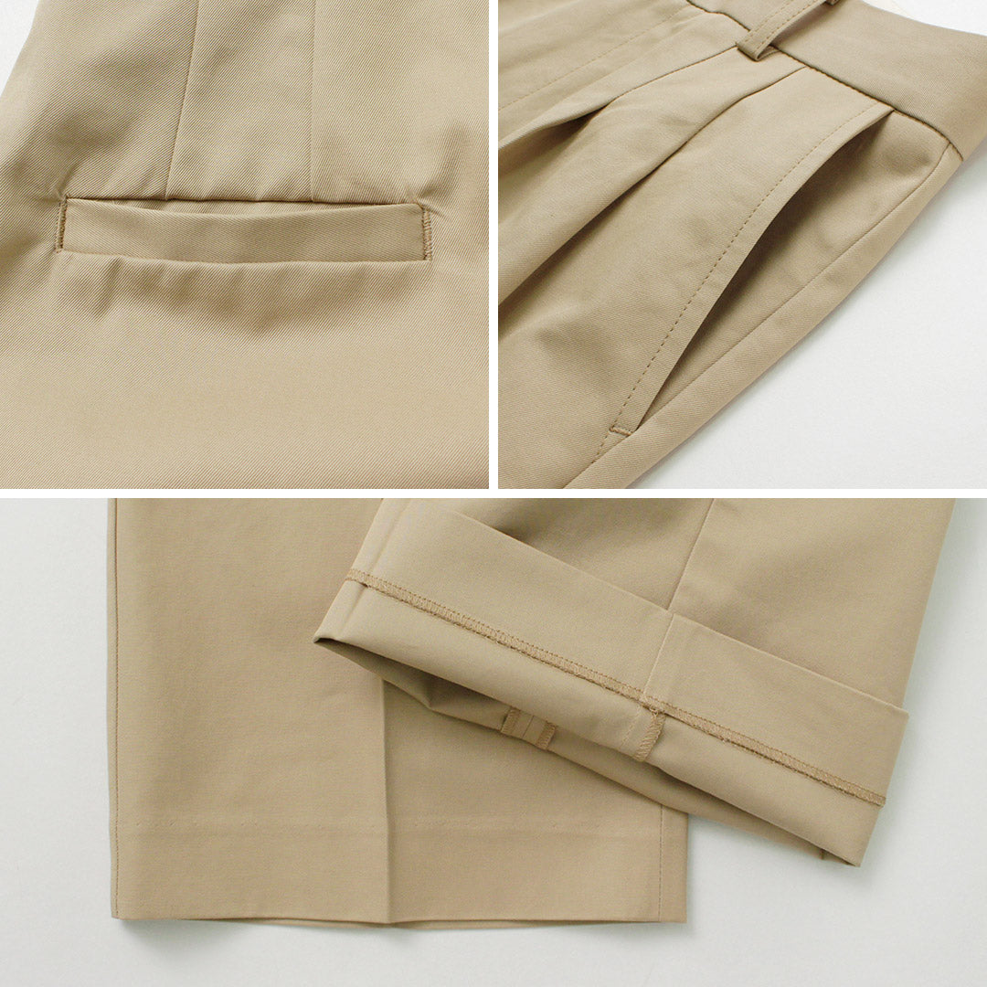 【50%OFF】THE FLATS(ザ フラッツ) ワイドパンツ チノ