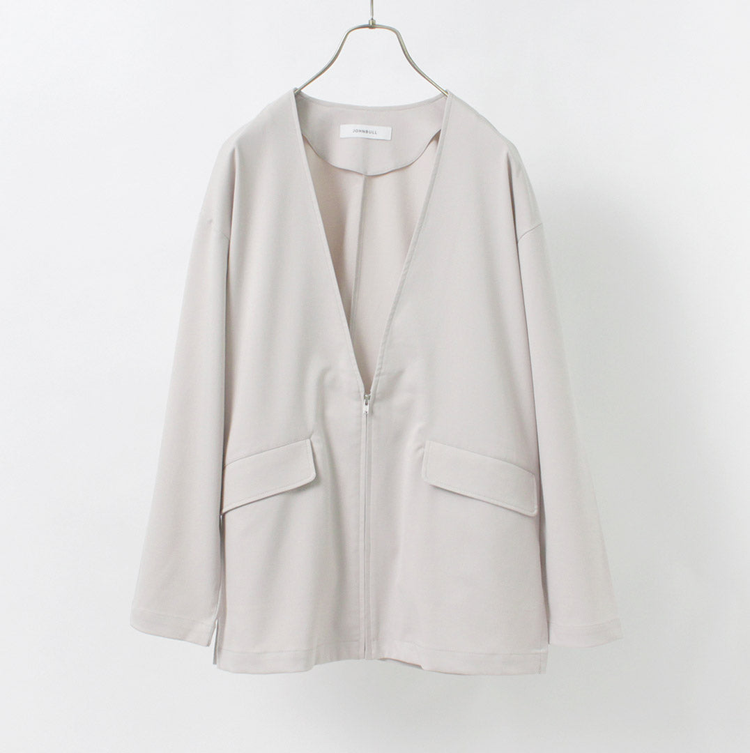 【50%OFF】JOHNBULL(ジョンブル) 37.5 ノーカラー ZIP ジャケット
