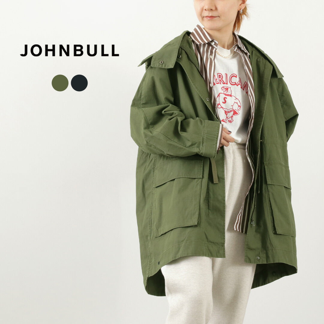 【30%OFF】JOHNBULL(ジョンブル) 硫化 リップ ミリタリーモッズコート
