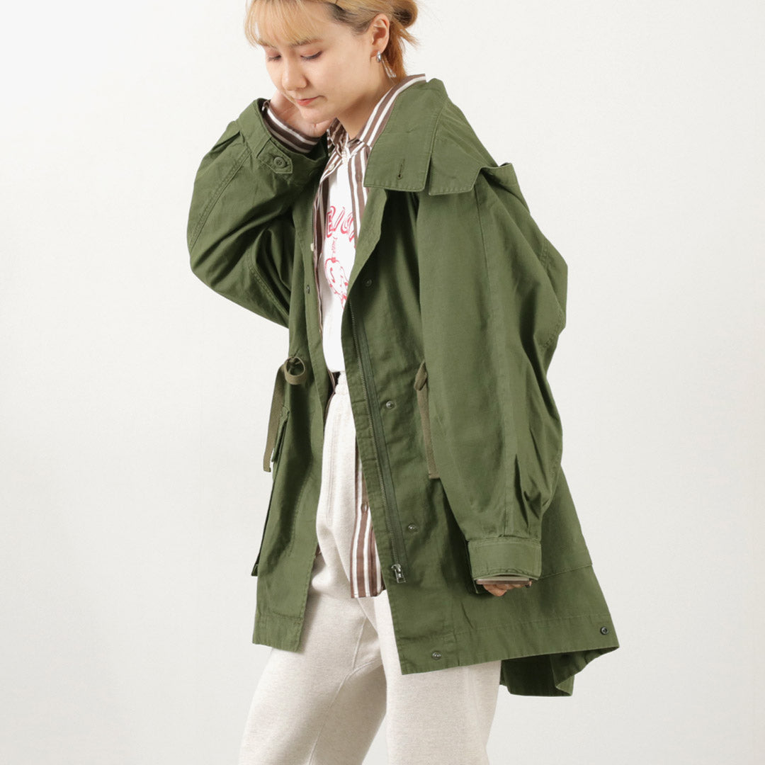 【30%OFF】JOHNBULL(ジョンブル) 硫化 リップ ミリタリーモッズコート