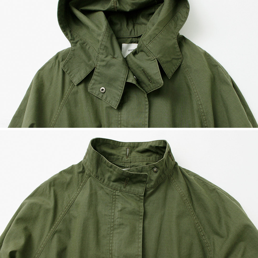 【30%OFF】JOHNBULL(ジョンブル) 硫化 リップ ミリタリーモッズコート