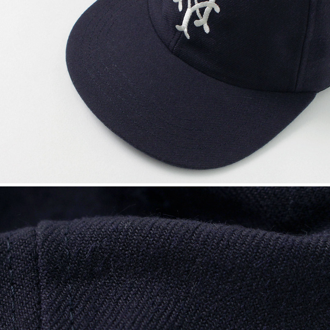 COOPERSTOWN BALL CAP(クーパーズタウン ボールキャップ) ウールサージ スナップバック キャップ