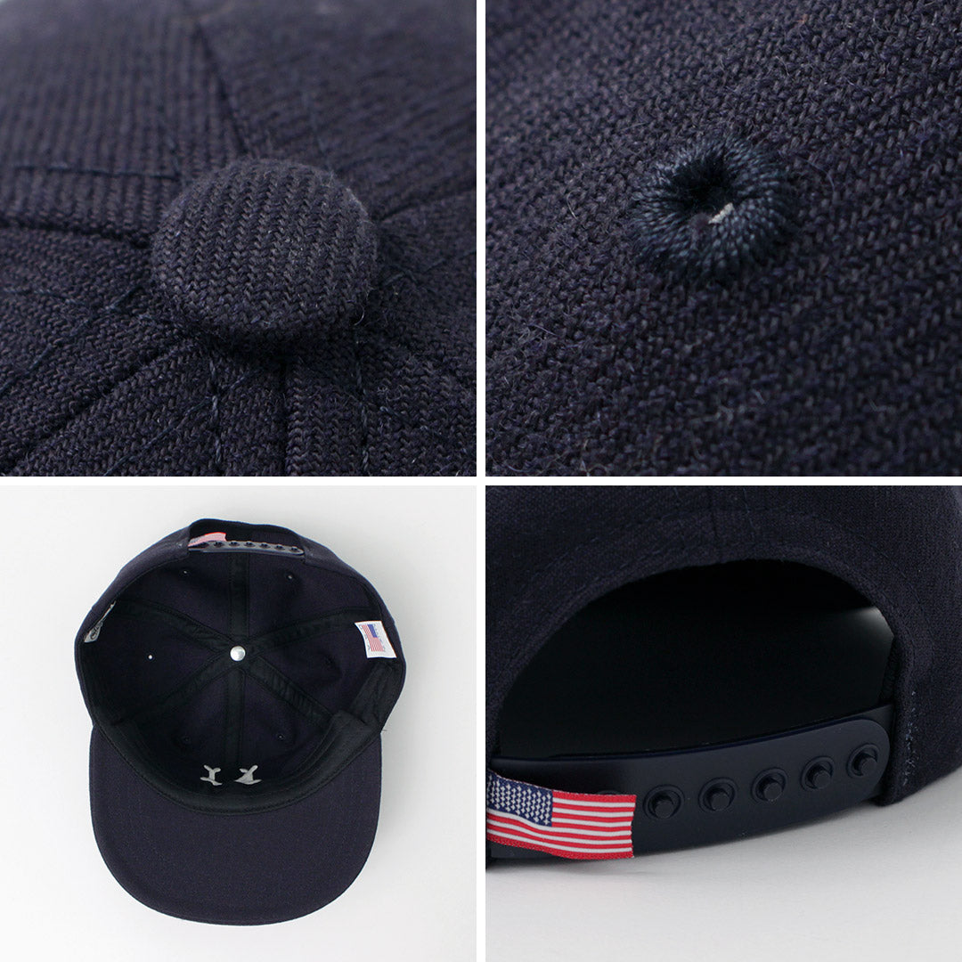 COOPERSTOWN BALL CAP(クーパーズタウン ボールキャップ) ウールサージ スナップバック キャップ