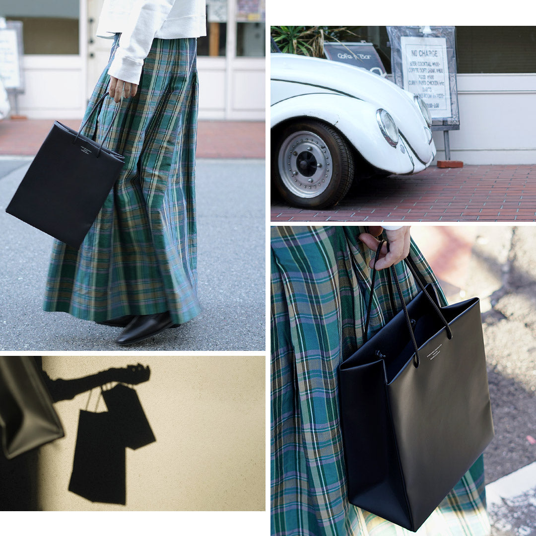 UNKNOWN PRODUCTS(アンノウンプロダクツ) レザー ペーパーバッグ