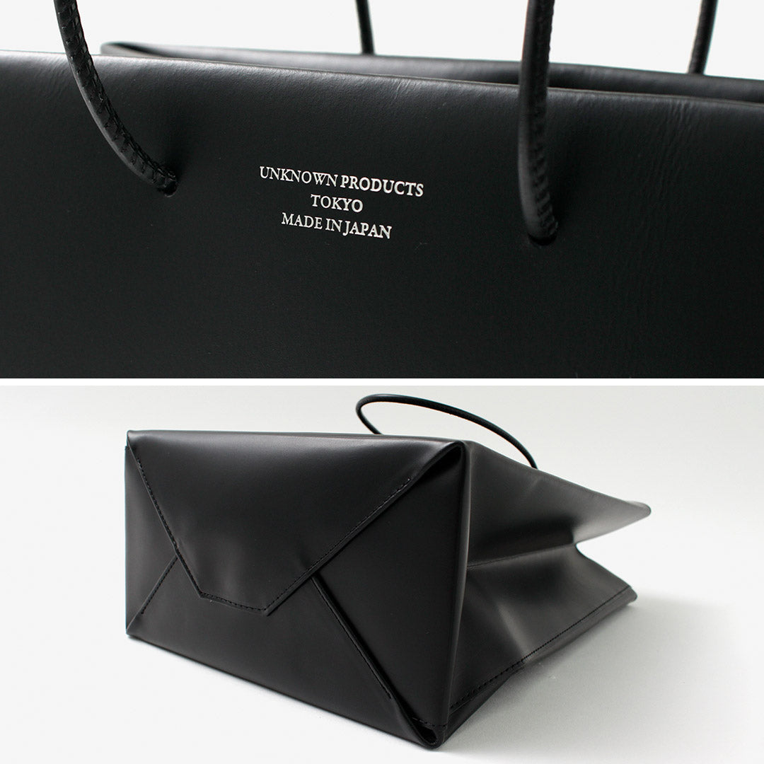 UNKNOWN PRODUCTS(アンノウンプロダクツ) レザー ペーパーバッグ
