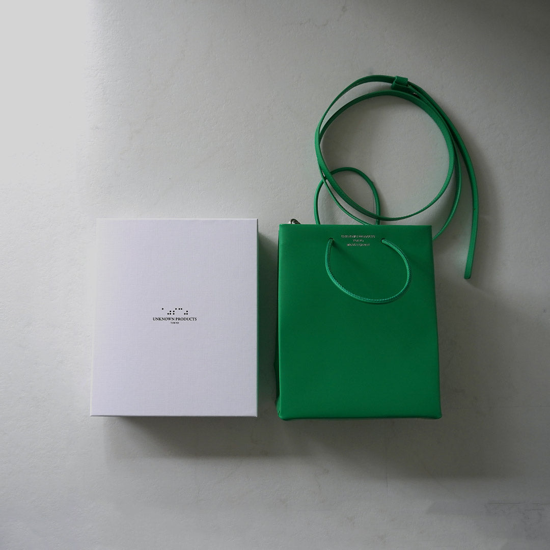 UNKNOWN PRODUCTS(アンノウンプロダクツ) レザー ペーパーバッグ ミニ