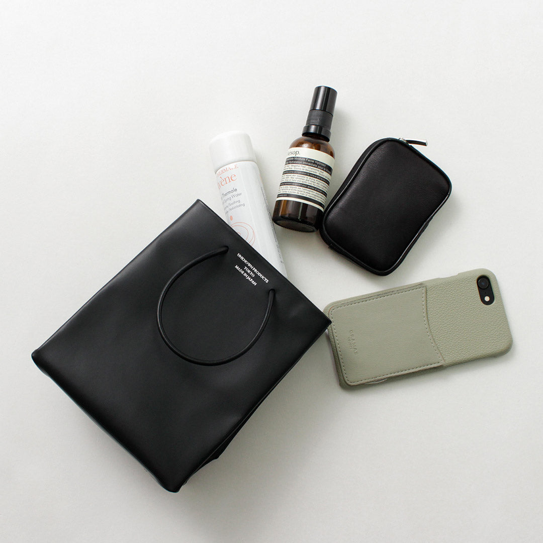 UNKNOWN PRODUCTS(アンノウンプロダクツ) レザー ペーパーバッグ ミニ
