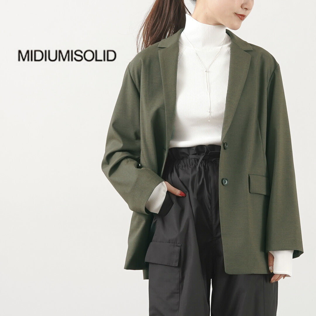 【50%OFF】MIDIUMISOLID(ミディウミソリッド) テーラード ジャケット