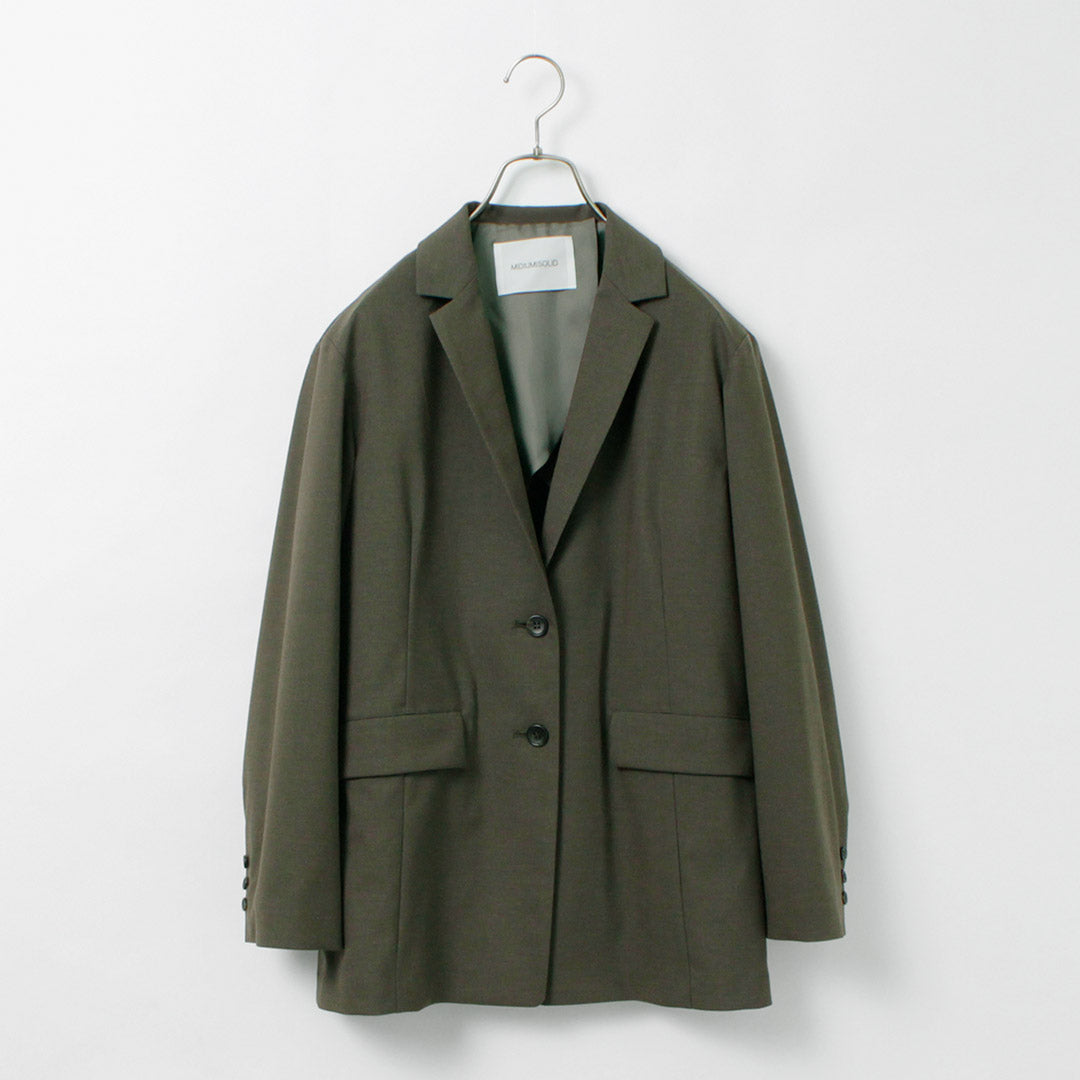【30%OFF】MIDIUMISOLID(ミディウミソリッド) テーラード ジャケット