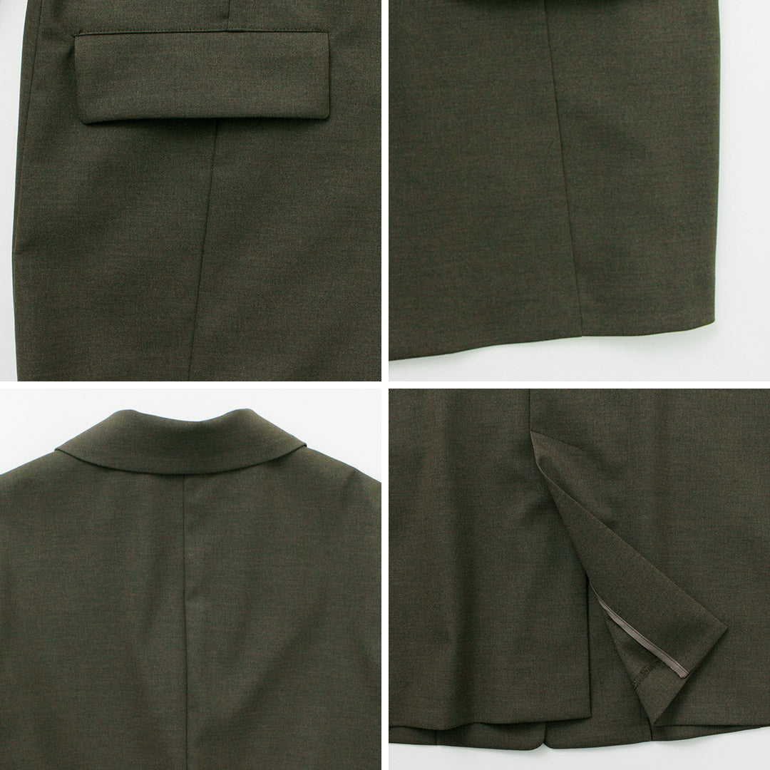 【30%OFF】MIDIUMISOLID(ミディウミソリッド) テーラード ジャケット