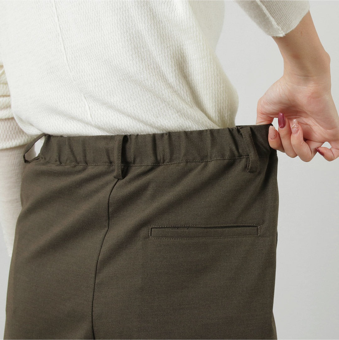 【50%OFF】MIDIUMISOLID(ミディウミソリッド) ハイウェスト フレアパンツ