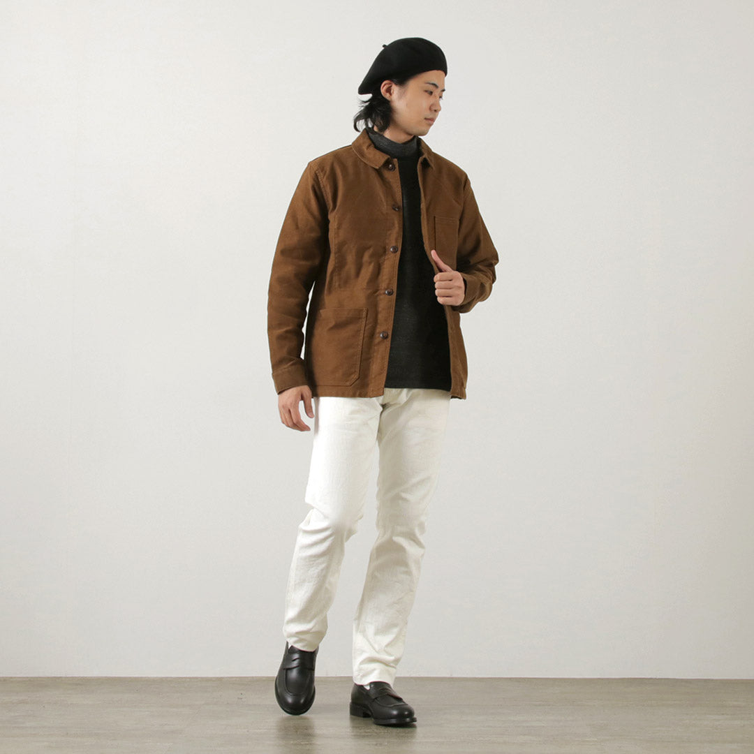 FOB FACTORY(FOBファクトリー) F1153 ホワイトデニム 60ツイル 5P