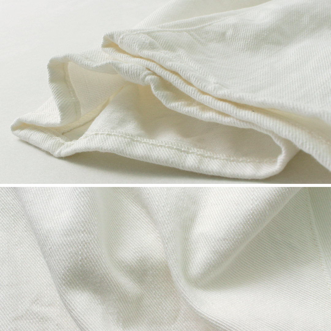 FOB FACTORY(FOBファクトリー) F1153 ホワイトデニム 60ツイル 5P