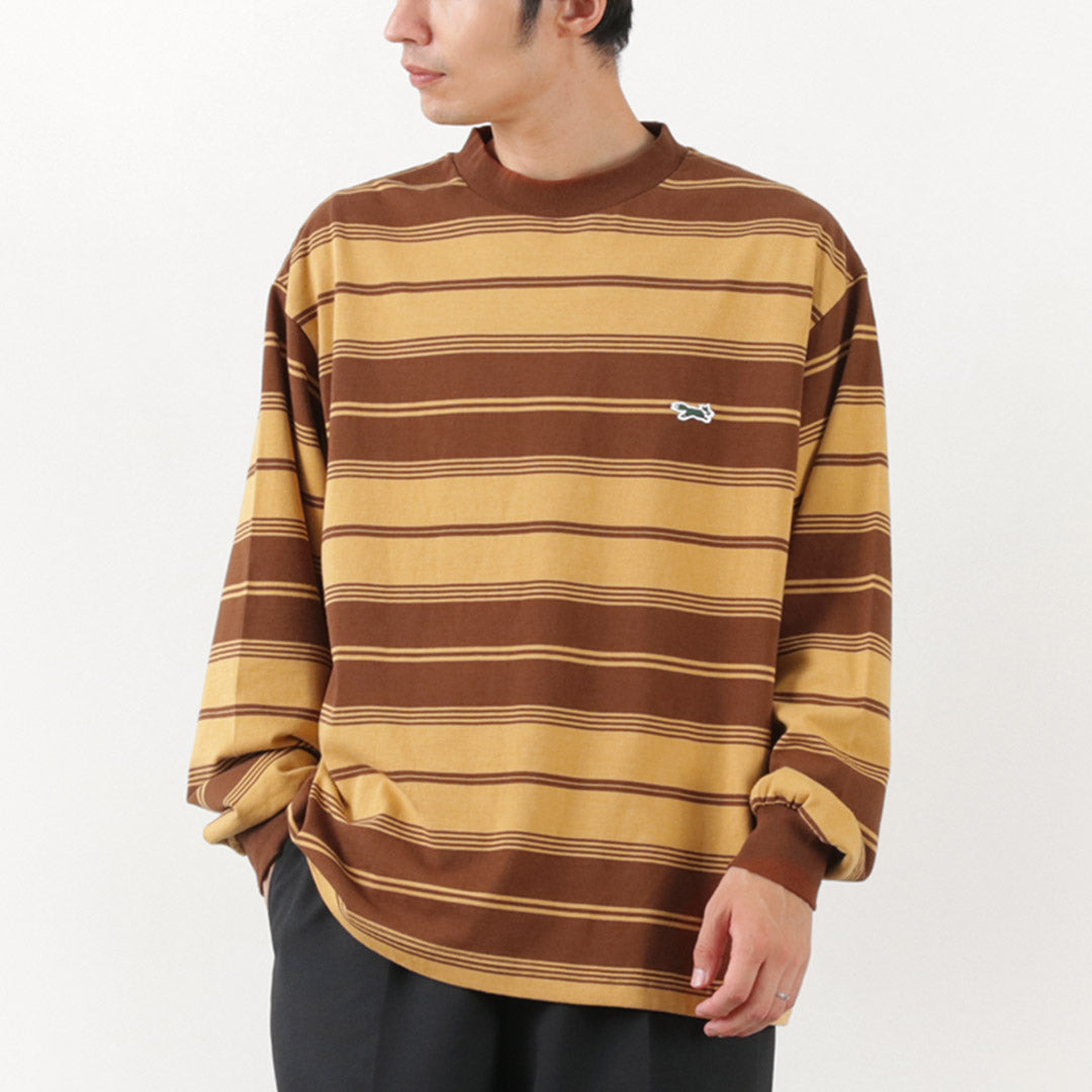 【50%OFF】THE FOX(ザ フォックス) フォックス ボーダー クルーネック ロングスリーブ Tシャツ