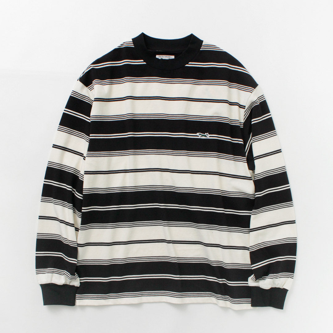【50%OFF】THE FOX(ザ フォックス) フォックス ボーダー クルーネック ロングスリーブ Tシャツ