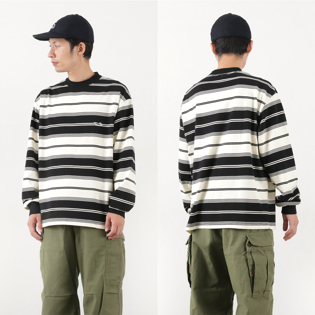 【50%OFF】THE FOX(ザ フォックス) フォックス ボーダー クルーネック ロングスリーブ Tシャツ