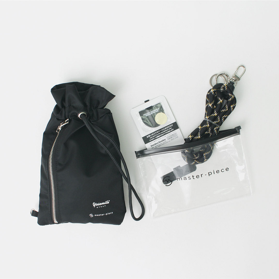 MASTER-PIECE(マスターピース) YOSEMITE STRAP×master-piece 巾着&モバイルストラップ
