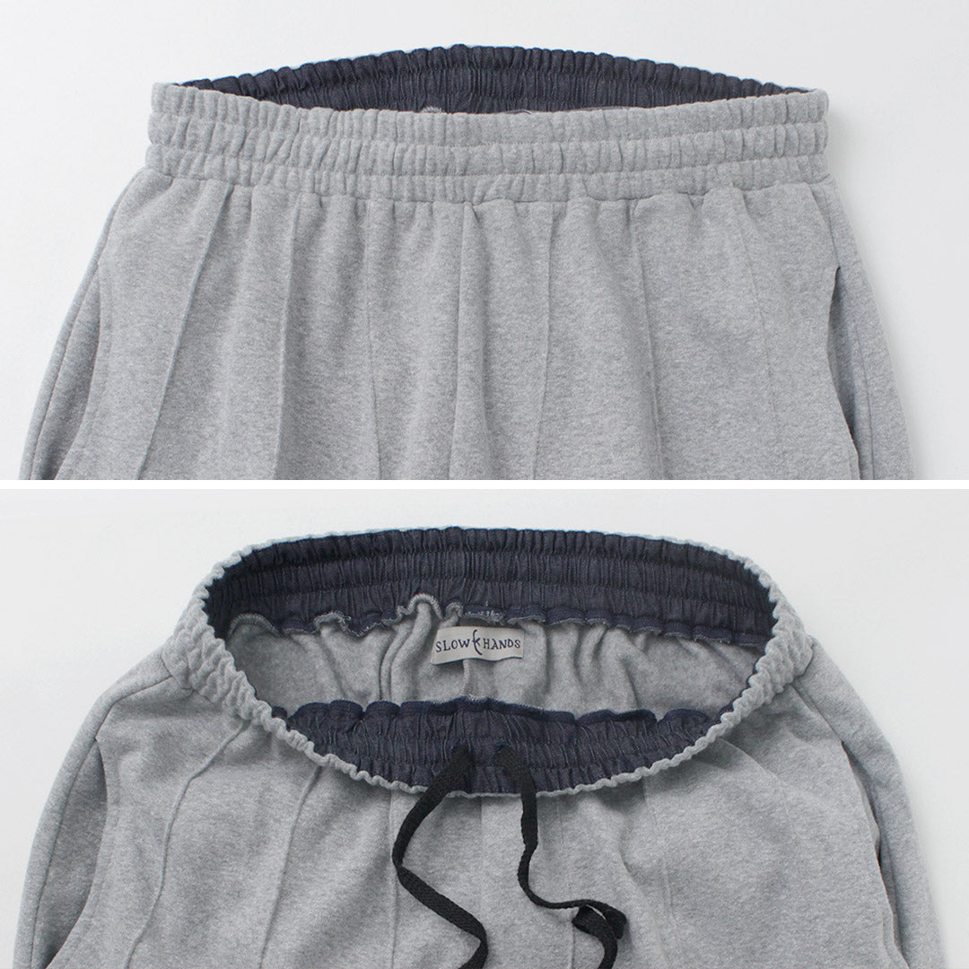 【30%OFF】SLOW HANDS(スローハンズ) 別注 コットンフリース モロッコパンツ
