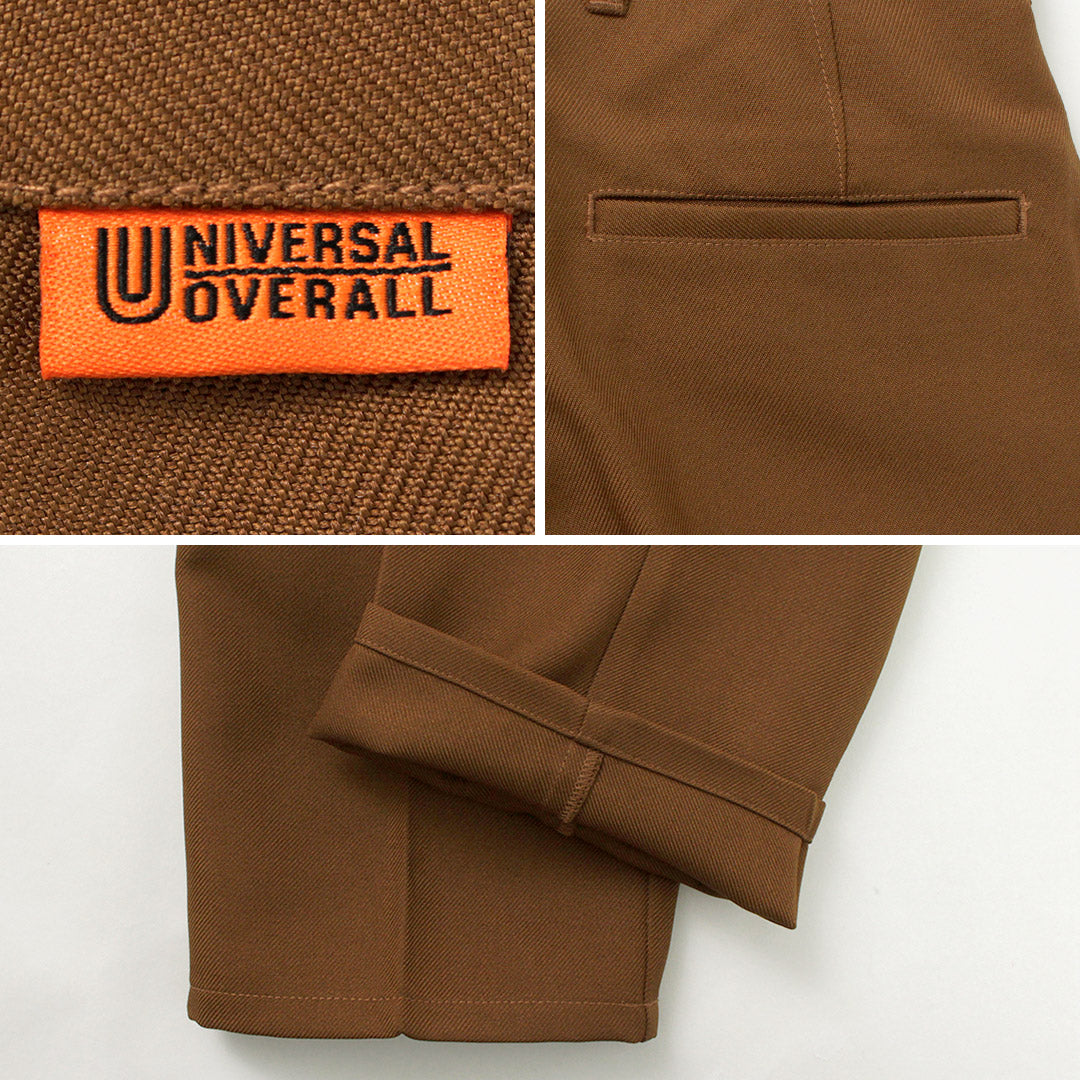 【30%OFF】UNIVERSAL OVERALL(ユニバーサルオーバーオール) 2タック テーパード パンツ