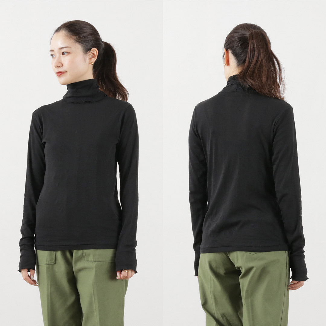 ROBERT P.MILLER(ロバートピーミラー) シアー パネルリブ タートル ロングスリーブ TEE