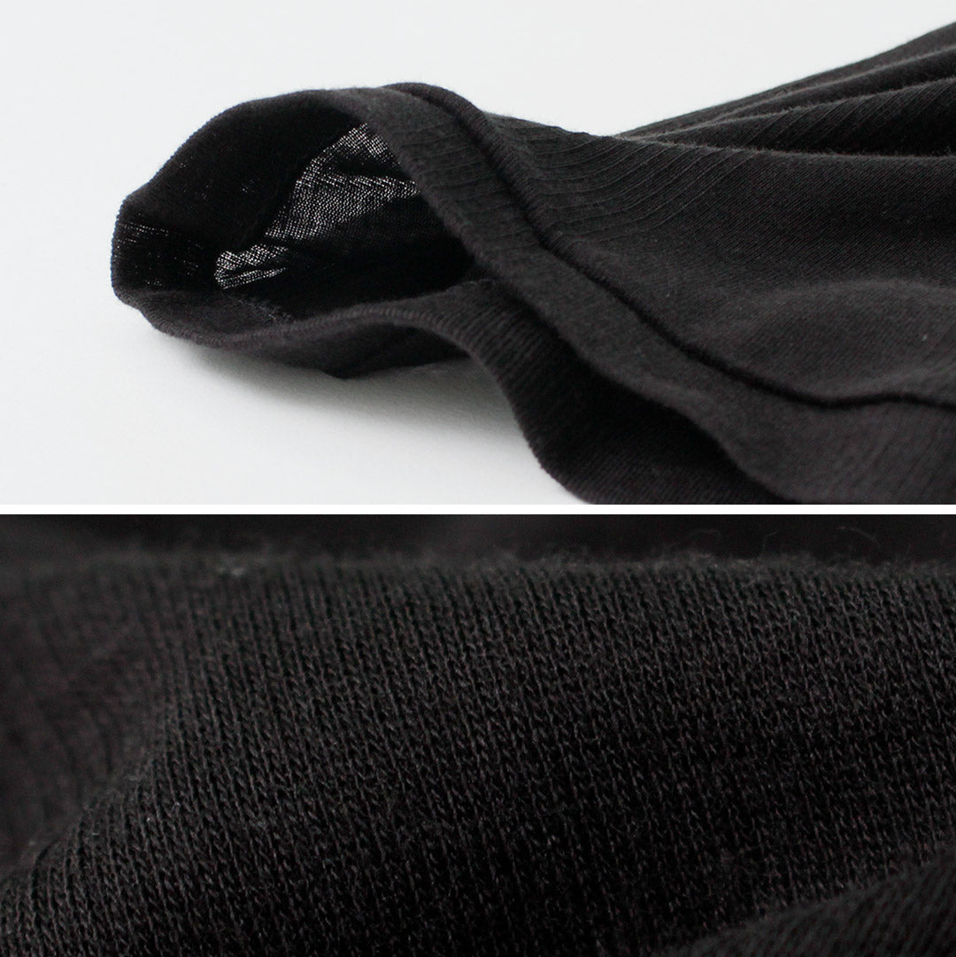 ROBERT P.MILLER(ロバートピーミラー) シアー パネルリブ タートル ロングスリーブ TEE