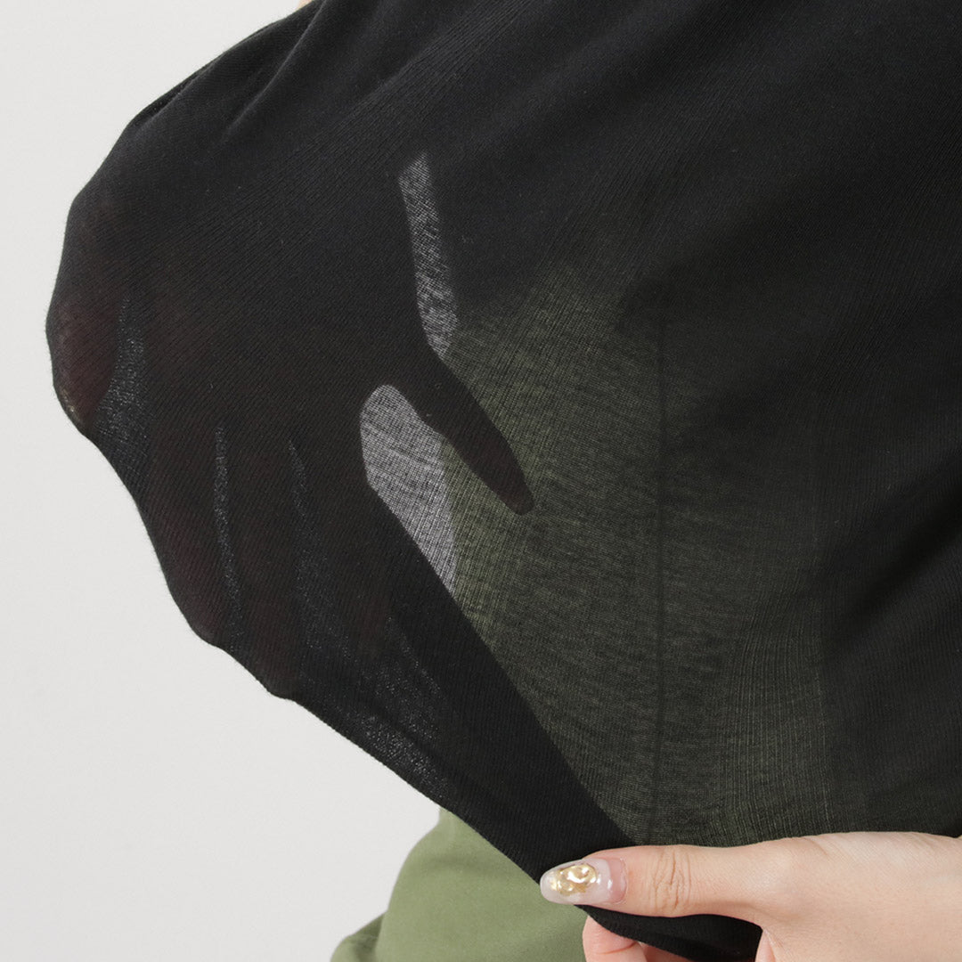 ROBERT P.MILLER(ロバートピーミラー) シアー パネルリブ タートル ロングスリーブ TEE