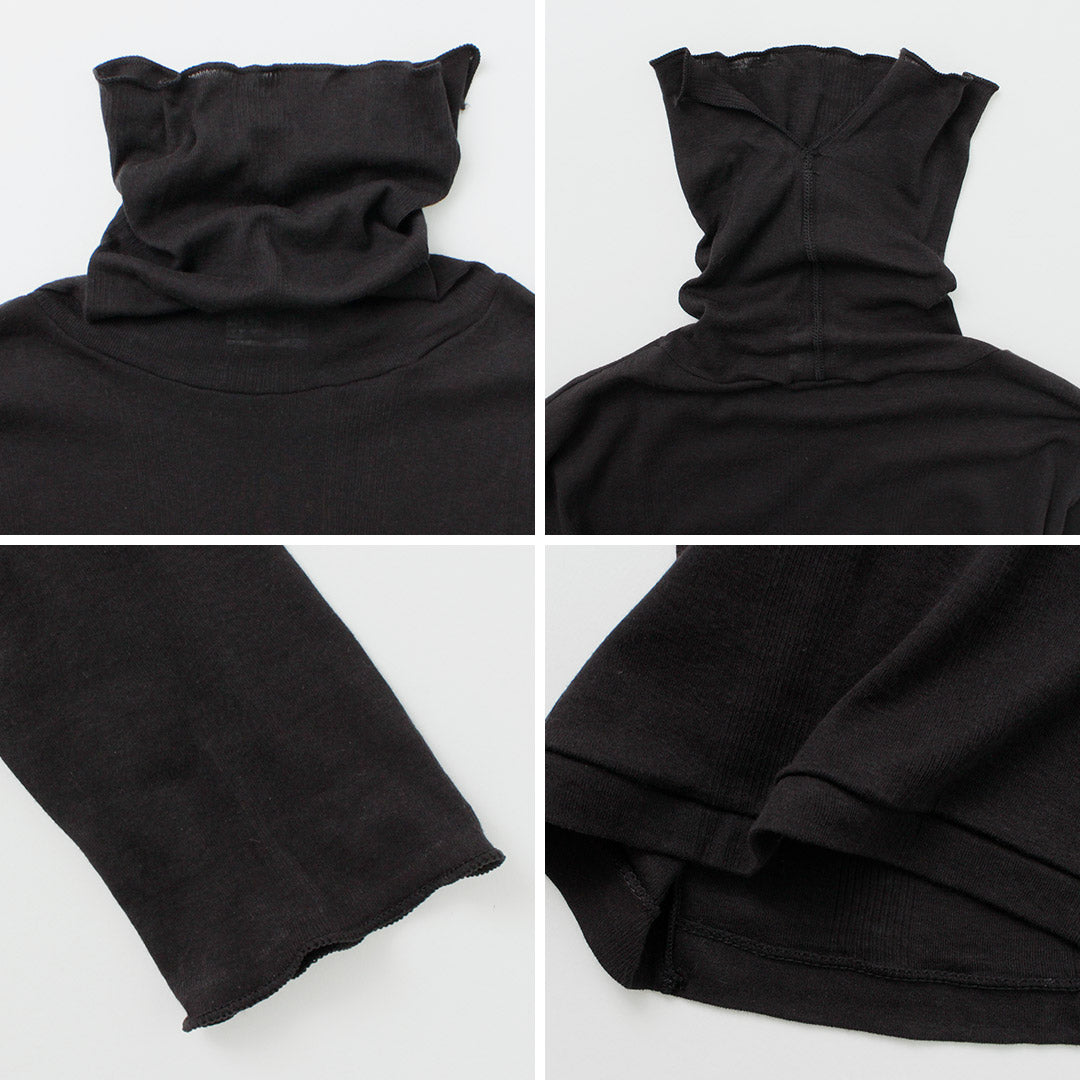 ROBERT P.MILLER(ロバートピーミラー) シアー パネルリブ タートル ロングスリーブ TEE