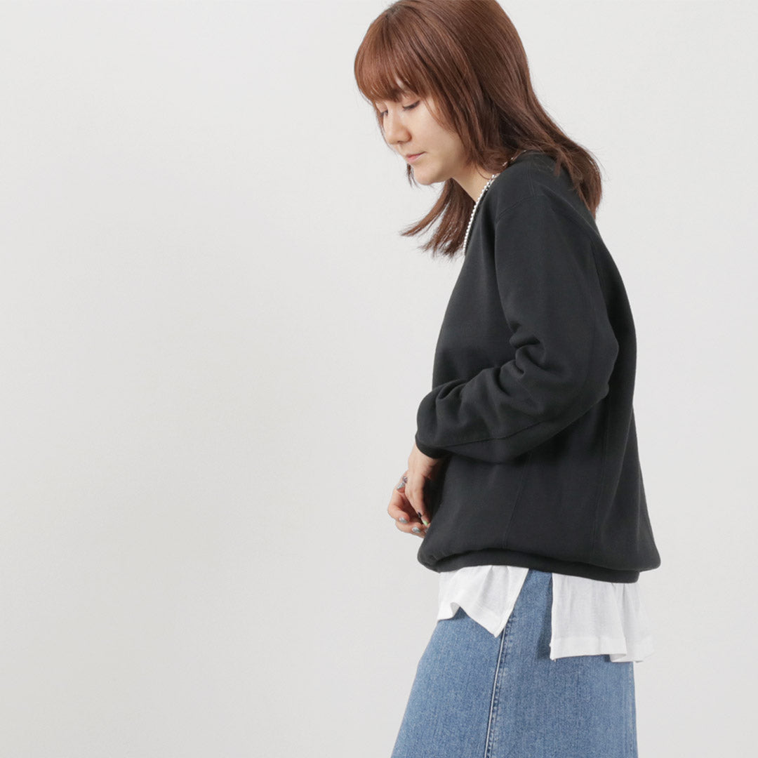 ROBERT P.MILLER(ロバートピーミラー) シアー パネルリブ クルー ロングスリーブ TEE