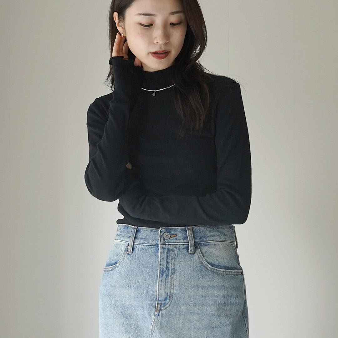 ROBERT P.MILLER(ロバートピーミラー) パネルリブ タートルTEE