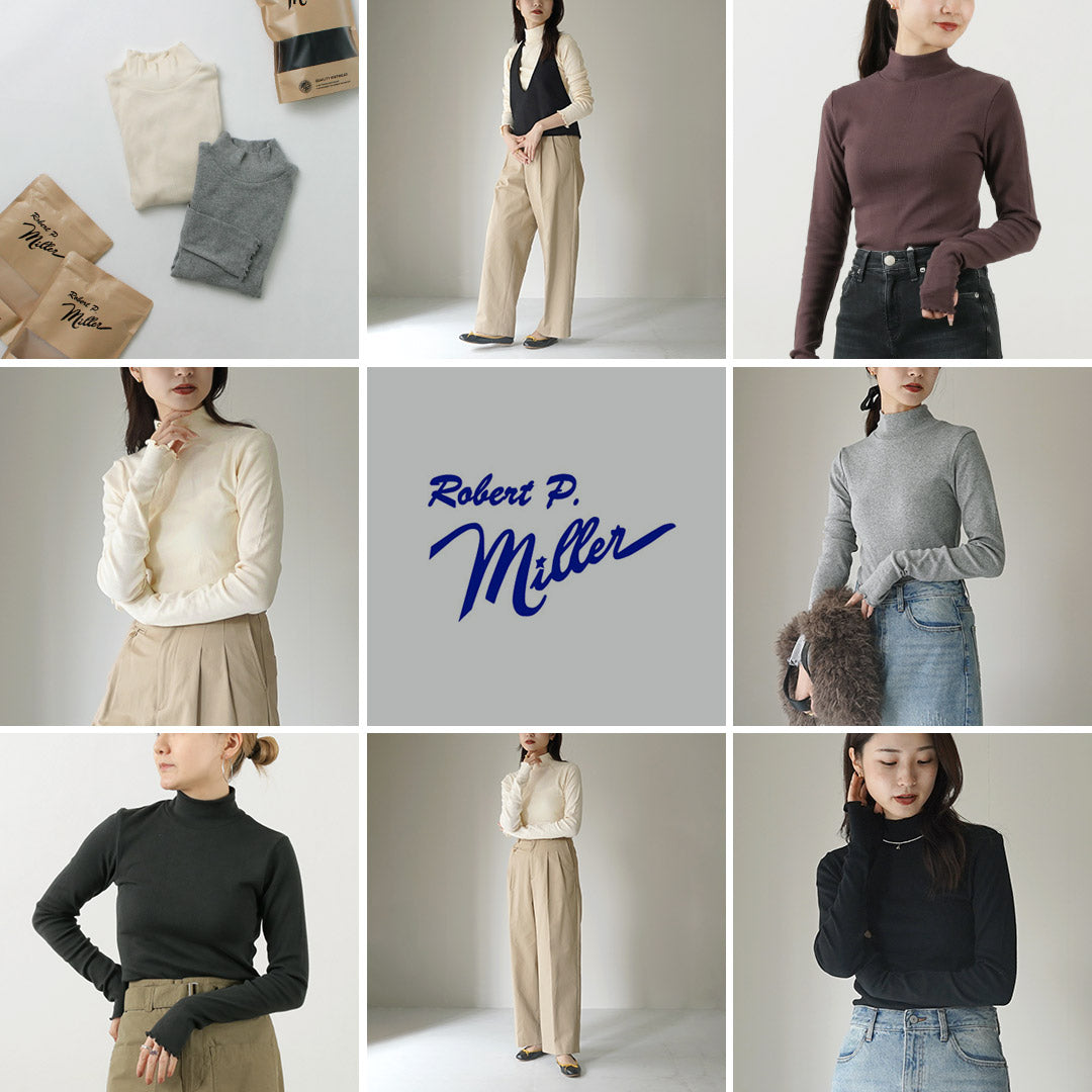 ROBERT P.MILLER(ロバートピーミラー) パネルリブ タートルTEE